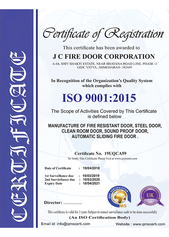 Company certification