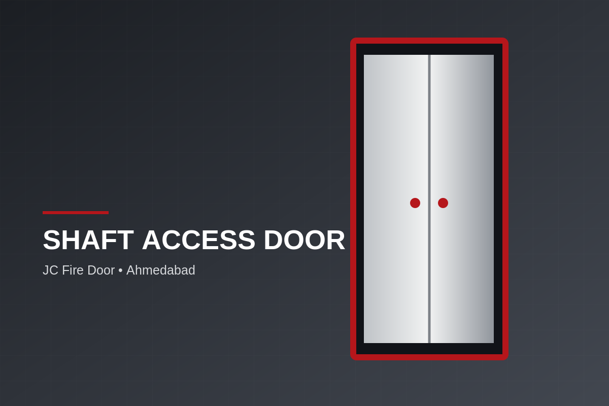 Shaft access door